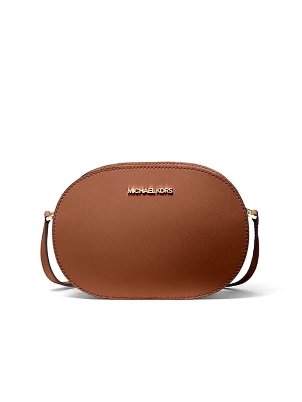 New Michael Kors Jet Set Travel Medium Saffiano Leather Crossbody Bag Luggage